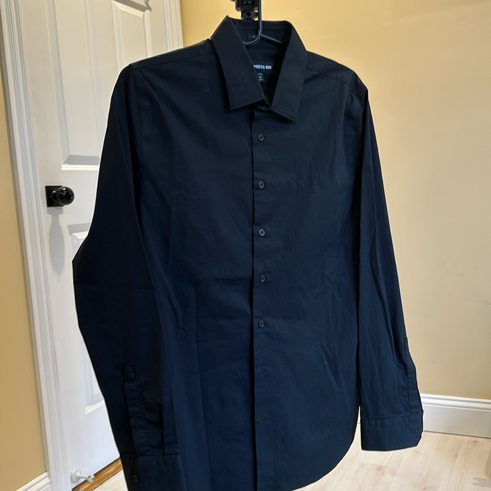 Black button shirt from expresss